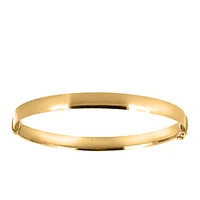 6MM Bangle 10kt Yellow Gold