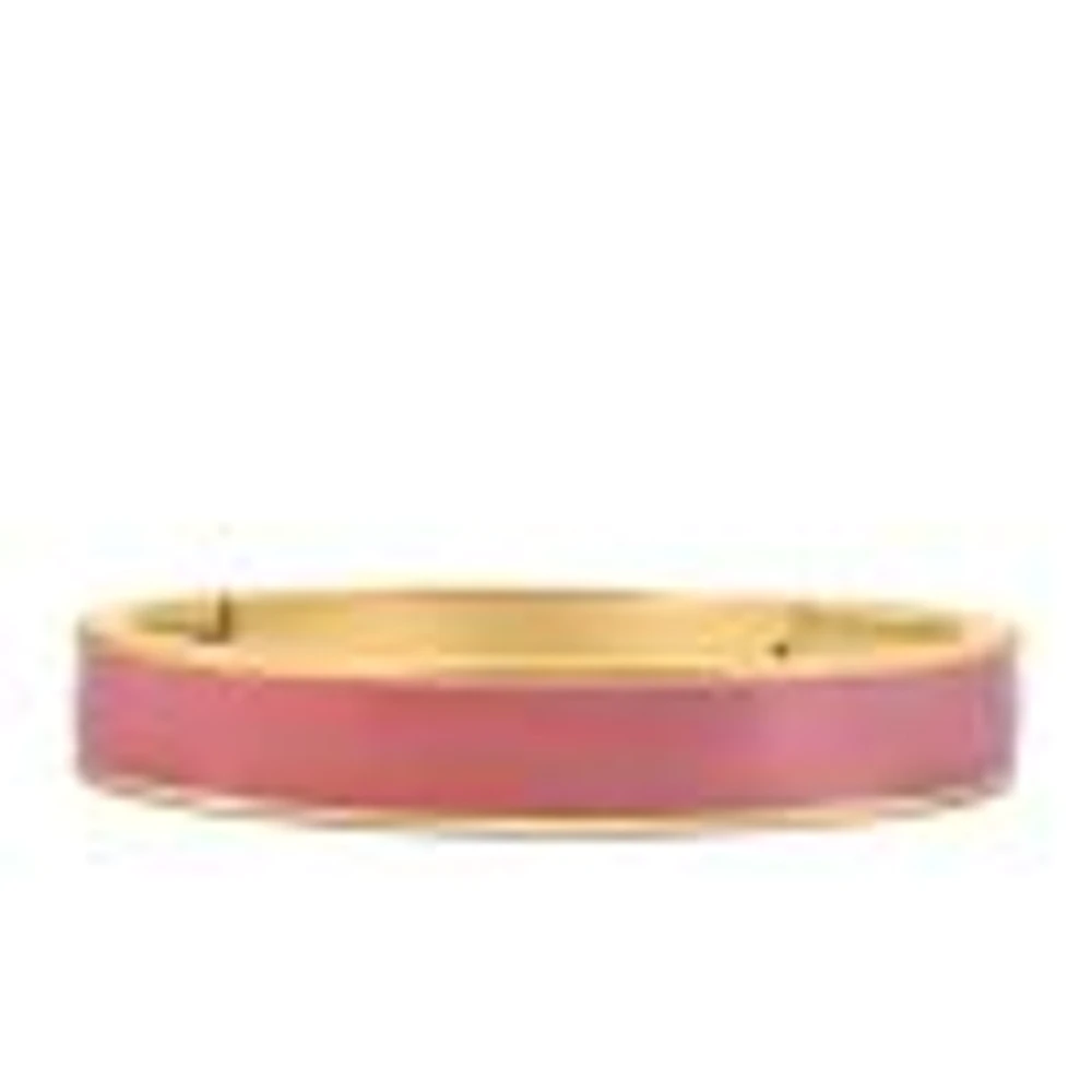 10.8MM 1960s Barbie Retro Glam Bangle with Light Enamel in Gold Vermeil Plated Sterling Silver