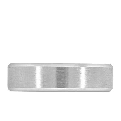 6MM Comfort Fit Wedding Band in Sterling Silver