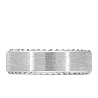 7MM Comfort Fit Wedding Band in Tungsten