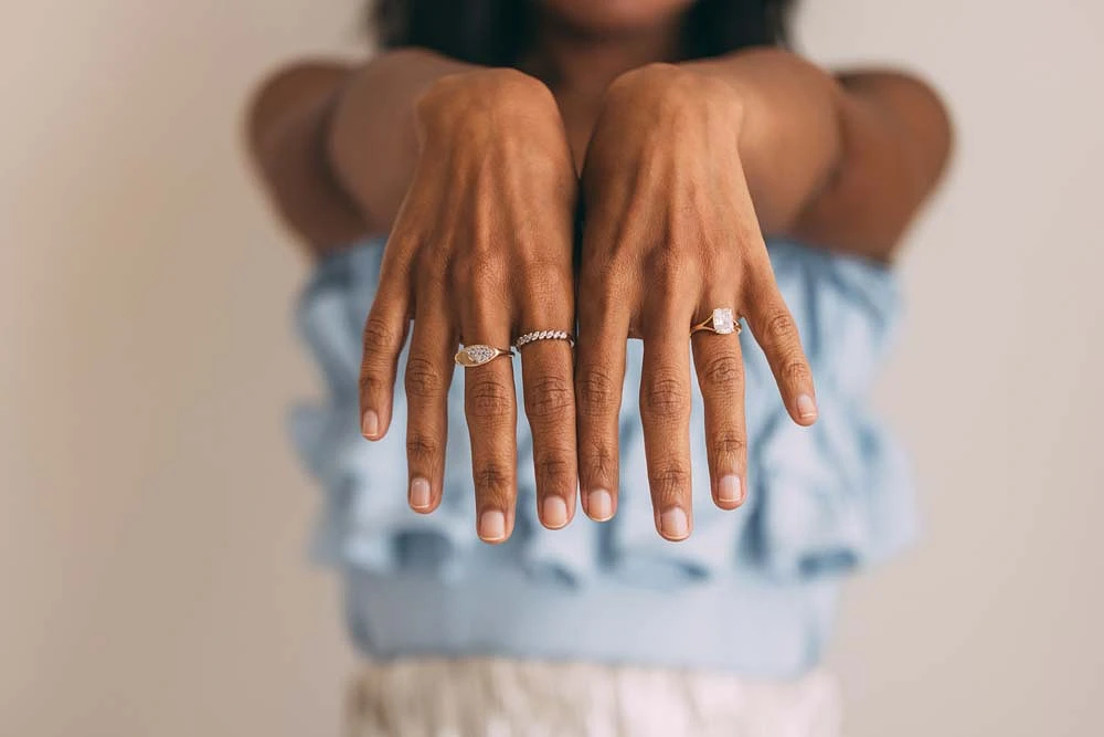 Diamond Ring with .25 Carat TW 10kt White Gold