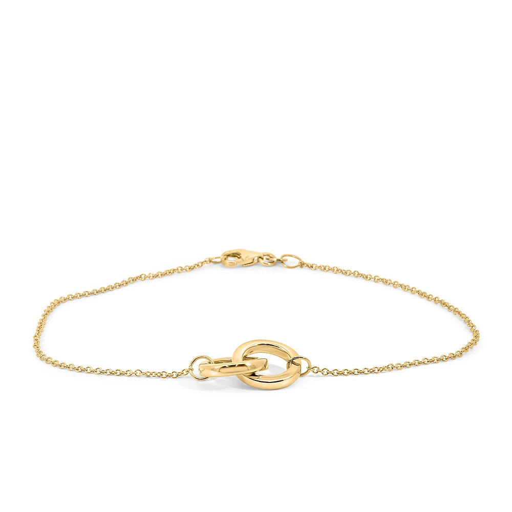 7.5″ Duo Bracelet 10kt Yellow Gold