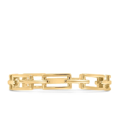 Chain Link Ring in 10kt Yellow Gold