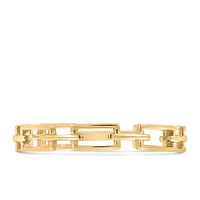 Chain Link Ring 10kt Yellow Gold