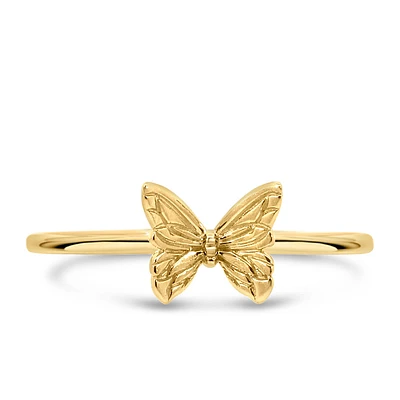 Butterfly Ring in 10kt Yellow Gold