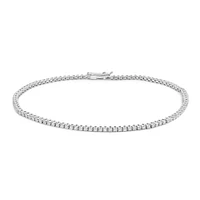 7.25″ Tennis Bracelet with 1.00 Carat TW of Lab Created Diamonds 10kt White Gold