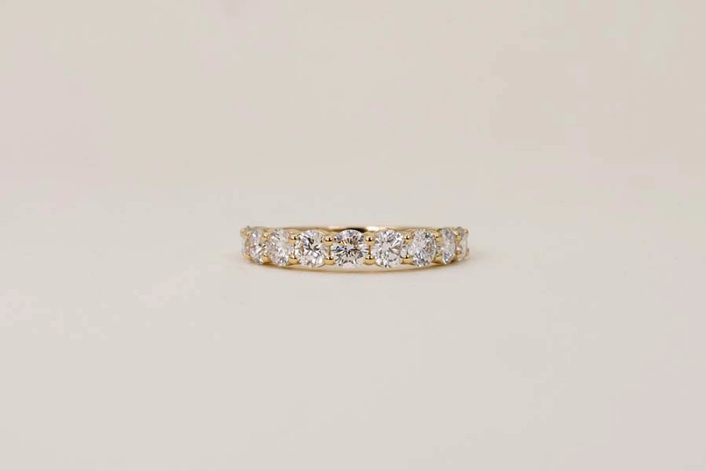 Ring with 1.50 Carat TW of Lab Created Diamonds 14kt Yellow Gold