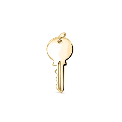 Key Pendant in 10kt Yellow Gold