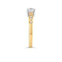 Colourless Collection Engagement Ring with .61 Carat TW of Canadian Diamonds 18kt Yellow Gold