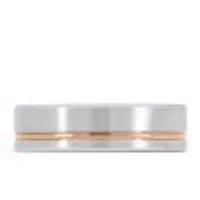 6MM Satin Finish Comfort Fit Wedding Band Rose Gold