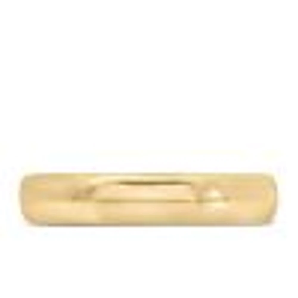 4.5MM Dome Comfort Fit Wedding Band Gold