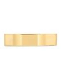 5MM Comfort Fit Pipe Wedding Band Yellow Gold