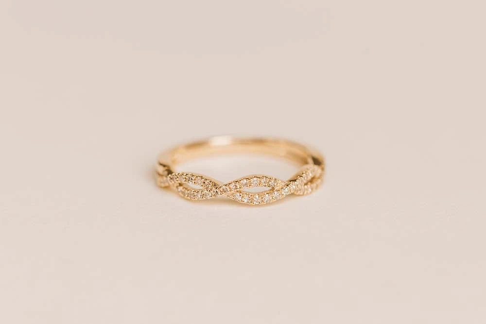 Infinity Ring with .20 Carat TW of Diamonds in 10kt Gold