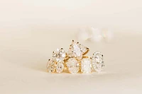Marquise Engagement Ring with 3.20 Carat TW of Lab Created Diamonds in 14kt Yellow Gold