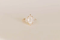 Marquise Engagement Ring with 3.20 Carat TW of Lab Created Diamonds in 14kt Yellow Gold