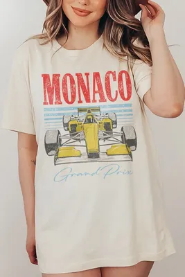 Monaco Retro Oversized T Shirt