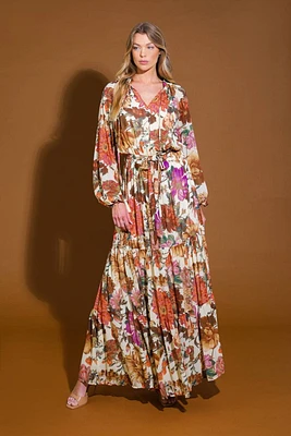 Harvest Of Florals Maxi Dress