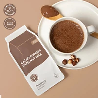 Cacao Powder Hazelnut Milk Plant-Based Milk Mask