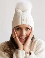 Cozy Knit Pom Toque