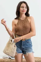 Cable Knit Top