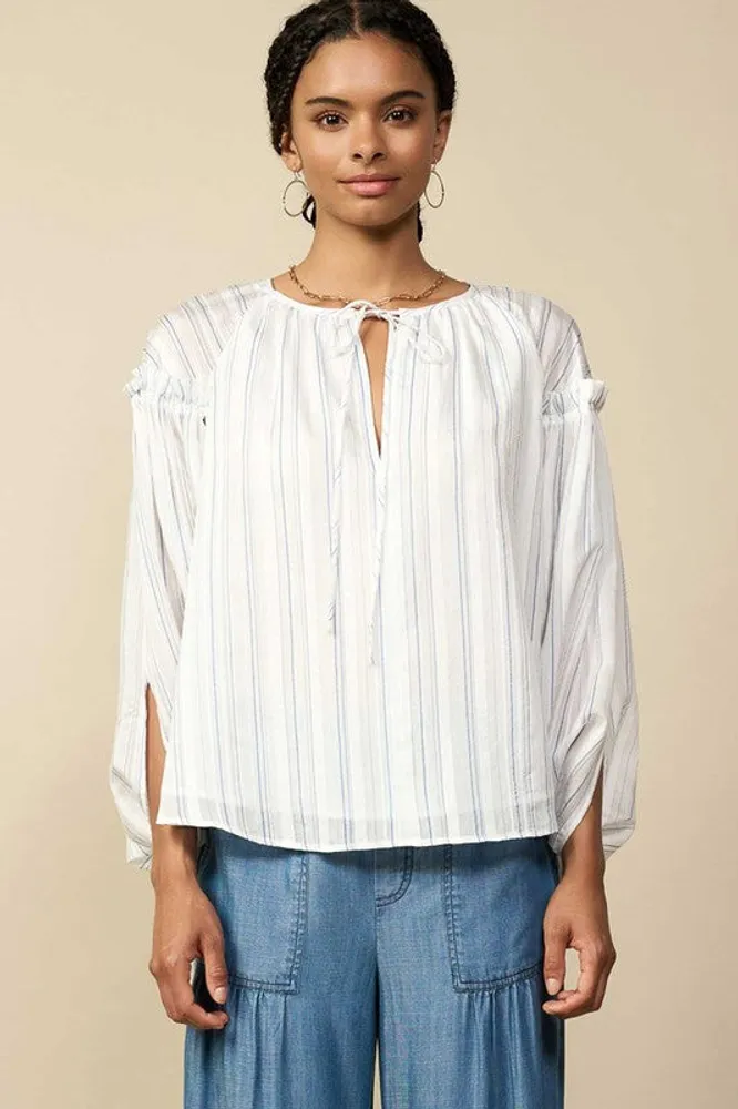 Oceanside Stripe Top