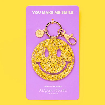 Confetti Smiles Keychain