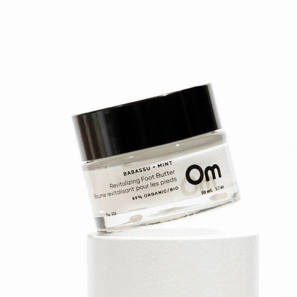 Om - Babassu + Mint Revitalizing Foot Butter