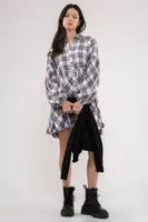 90s Grunge Plaid Dress