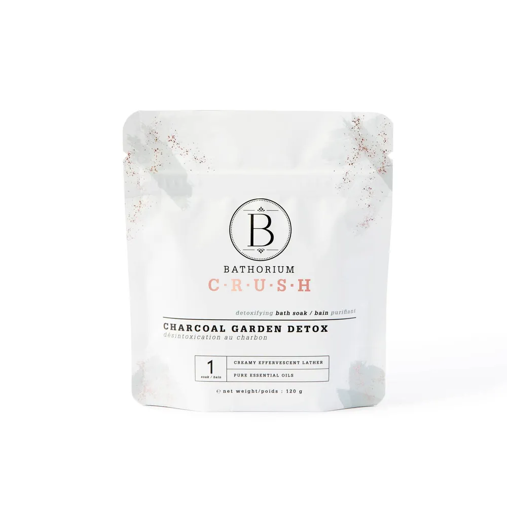 Charcoal Garden Detox Crush Bath Soak 120g