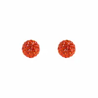 Radiance Studs Burnt Orange