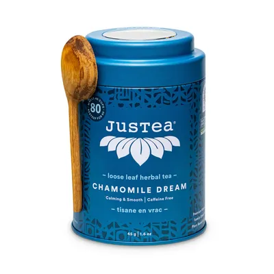 Chamomile Dream Tin & Spoon - Organic, Fair-Trade Herbal Tea