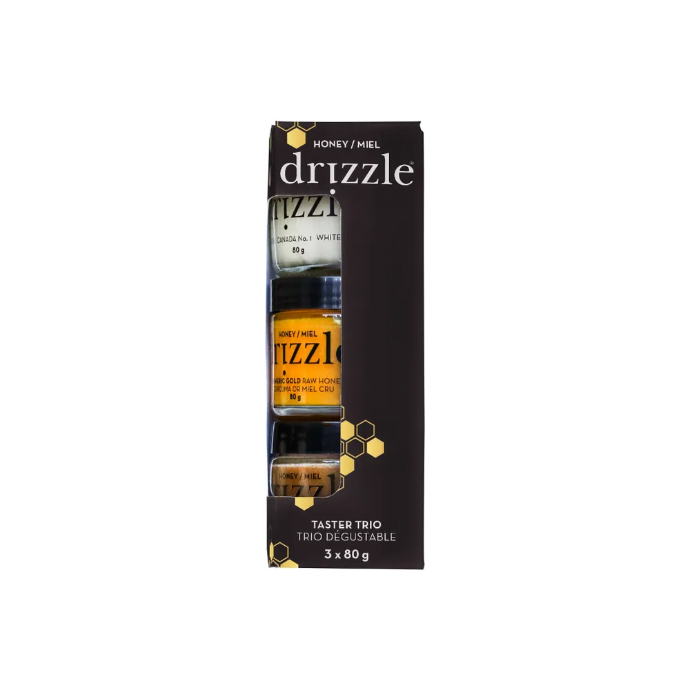 Drizzle Honey - Taster Trio - 3 x 80 g (3 x 2.8 oz)