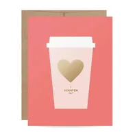 Coffee Love Scratch-off Card