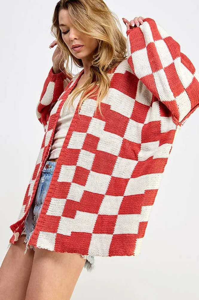 Check Me Out Cozy Oversize Cardigan