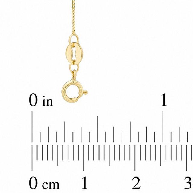 10K Gold .52mm Box Chain Necklace