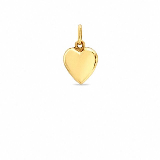 10K Gold Puffed Heart Charm|Peoples Jewellers