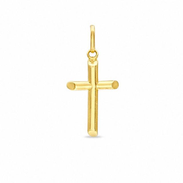 Hollow 10K Gold Cross Charm|Peoples Jewellers