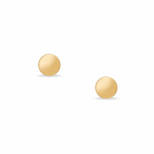 14K Gold 7.0mm Ball Stud Earrings|Peoples Jewellers
