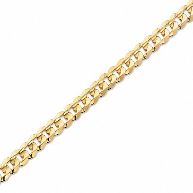 8.5mm Concave Curb Bracelet in 10K Gold - 8.5"|Peoples Jewellers