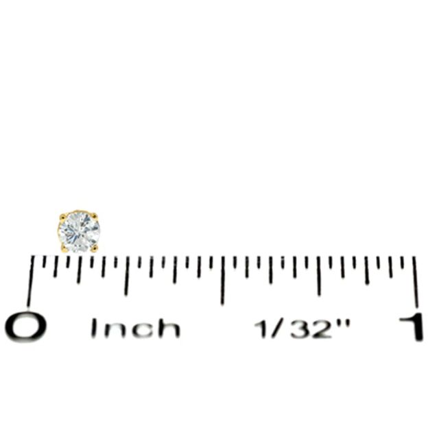 0.20 CT. T.W. Diamond Solitaire Stud Earrings in 14K Gold (J/I2)