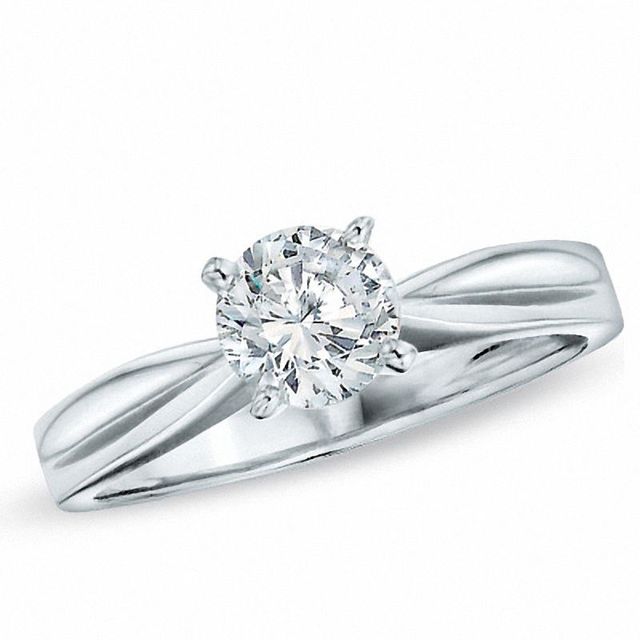 0.70 CT. Prestige Certified Diamond Solitaire Engagement Ring in 14K White Gold (I-J/I1)|Peoples Jewellers