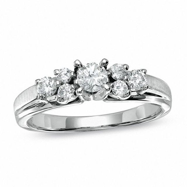 0.25 CT. T.W. Diamond Engagement Ring in 14K White Gold|Peoples Jewellers