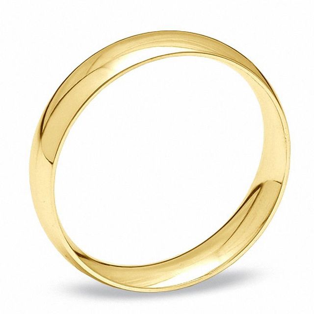 Ladies' 4.0mm Comfort Fit 14K Gold Wedding Band|Peoples Jewellers