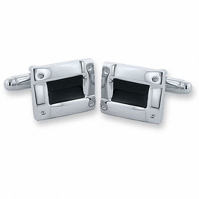 Men's Silver-Tone Cuff Links by Colibri