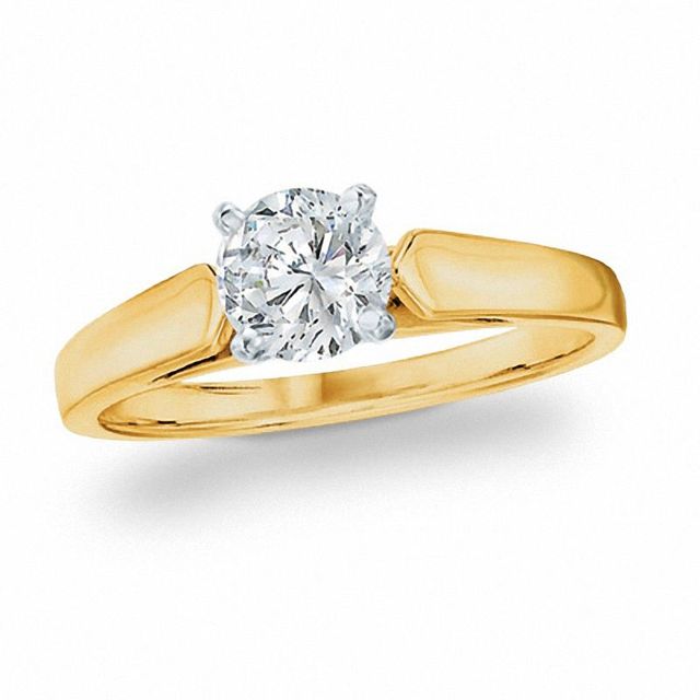 1.20 CT. Diamond Solitaire Engagement Ring in 14K Gold (I-J/I2)|Peoples Jewellers