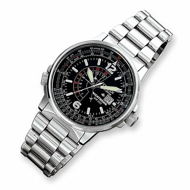 Men's Citizen Eco-Drive® Promaster Nighthawk Watch with Black Dial (Model: BJ7000-52E)|Peoples Jewellers