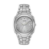 Men's Citizen Eco-Drive® Watch with Silver-Tone Dial (Model: BM6010-55A)|Peoples Jewellers