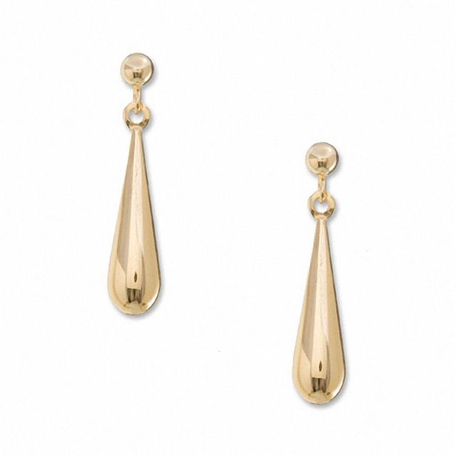 14K Gold Teardrop Earrings|Peoples Jewellers