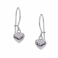 14K Gold Heart Dangle Earrings|Peoples Jewellers