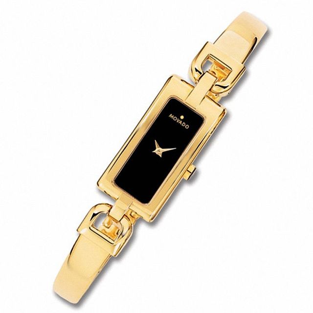 Ladies' Movado Vivo Gold-Tone Bracelet Watch (Model: 0605754)|Peoples Jewellers